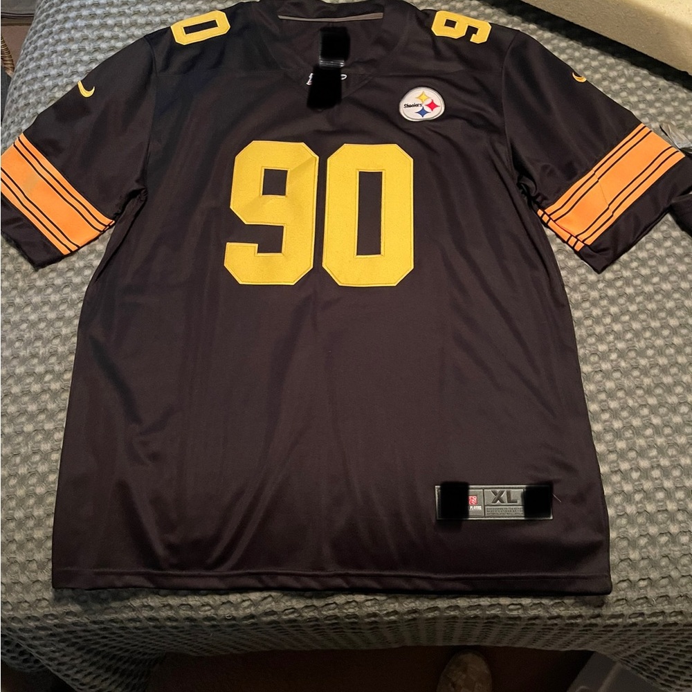 Steelers color rush TJ watt jersey
